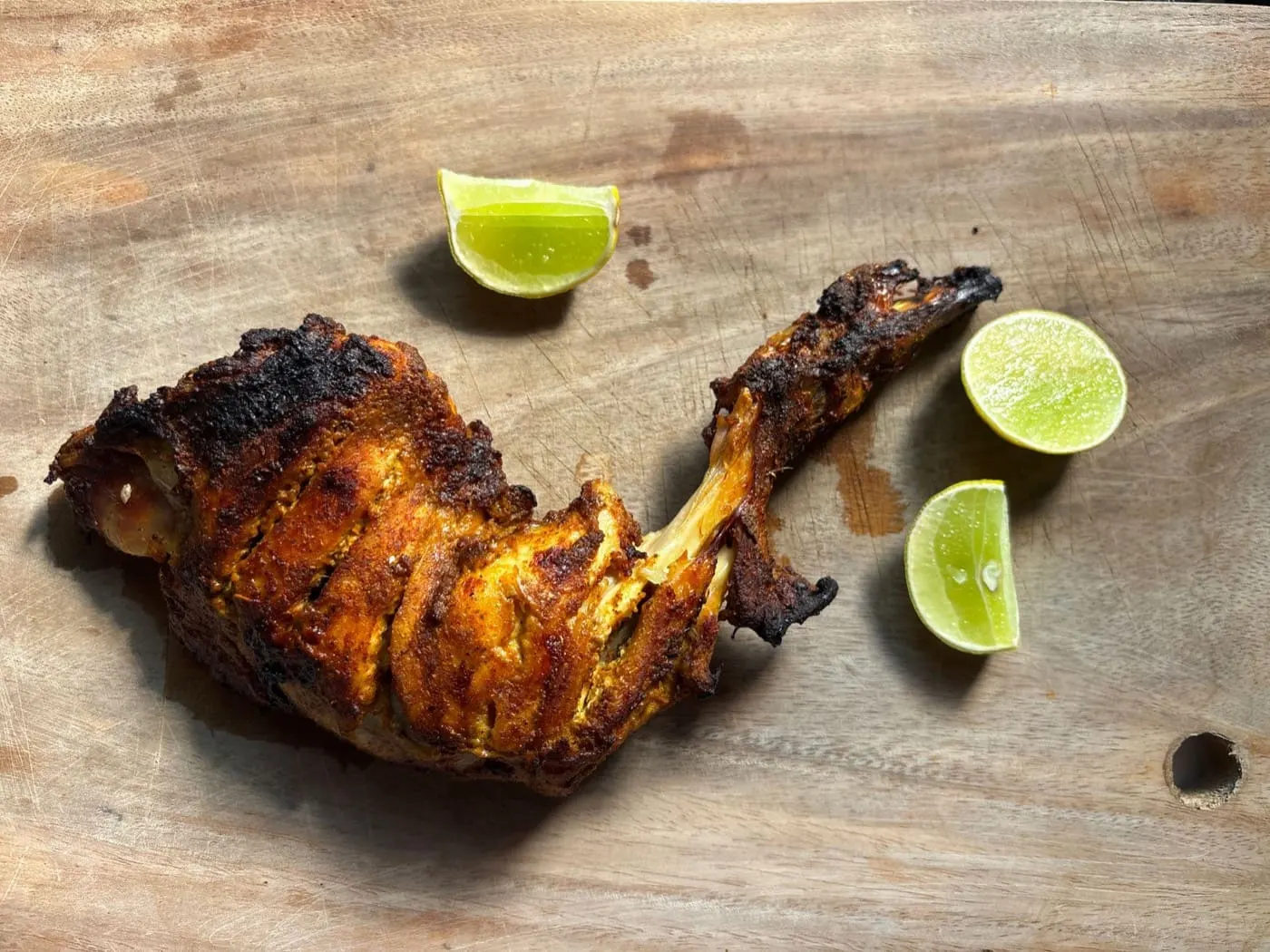 Pollo tandoori appena uscito dal forno